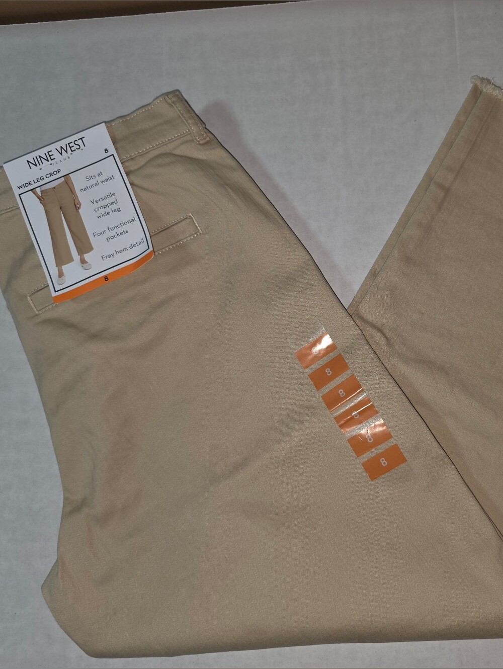 Nine West Beige Ankle & Cropped Jeans